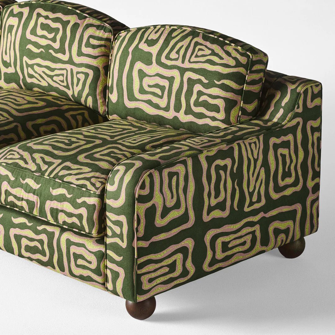 Lola Sofa Beaten Track Green - ökenhem