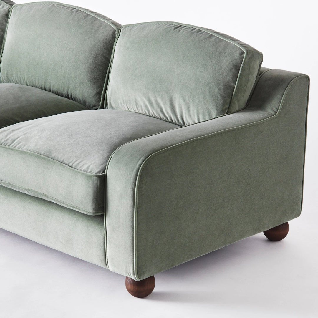 Lola Sofa Velvet Green - ökenhem