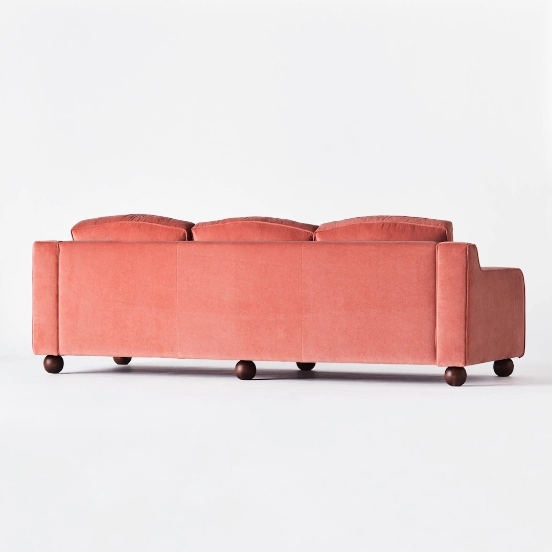 Lola Sofa Velvet Vintage Pink - ökenhem