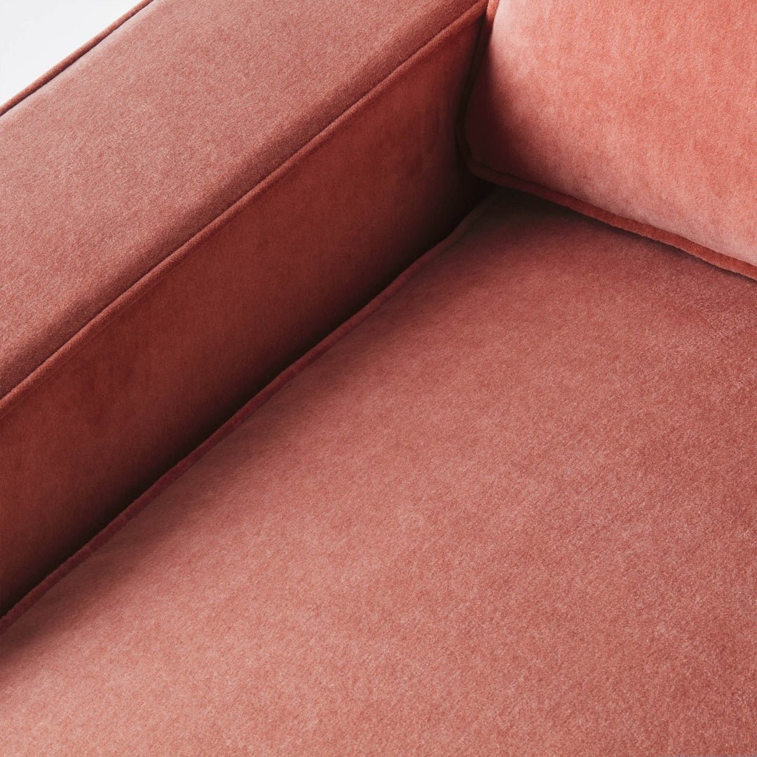 Lola Sofa Velvet Vintage Pink - ökenhem