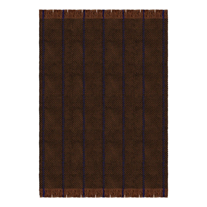 Massproductions Cord Wool Rug - Blue Brown - ökenhem