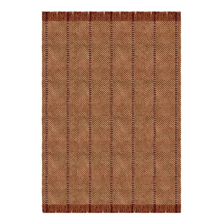 Massproductions Cord Wool Rug - Burgundy Rust - ökenhem