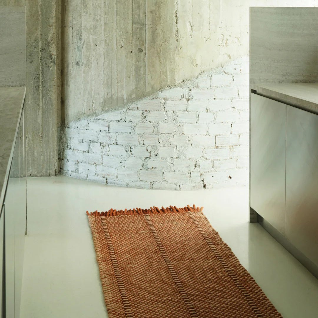 Massproductions Cord Wool Rug - Burgundy Rust - ökenhem