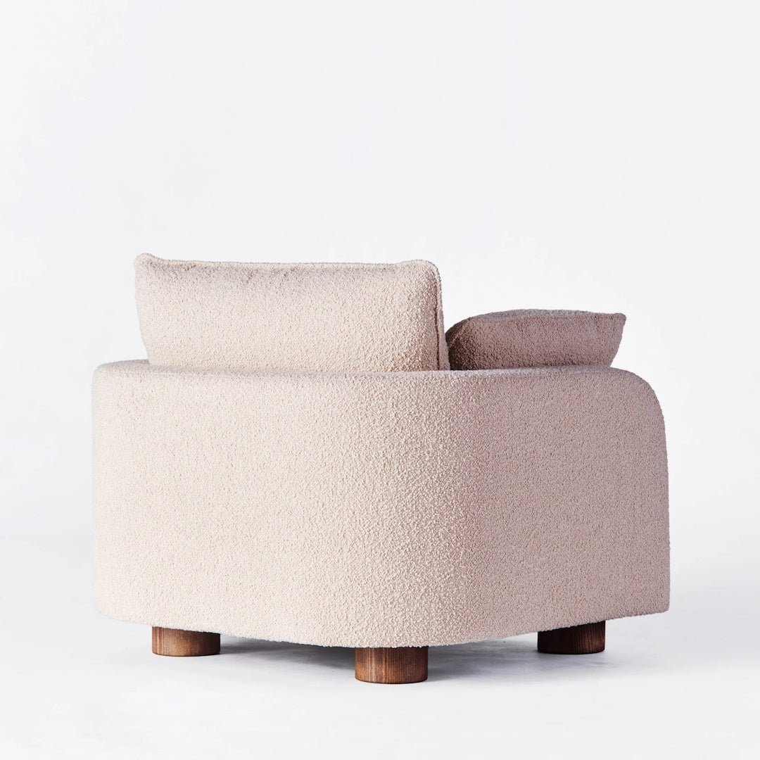 Miles Armchair Boucle Beige - ökenhem