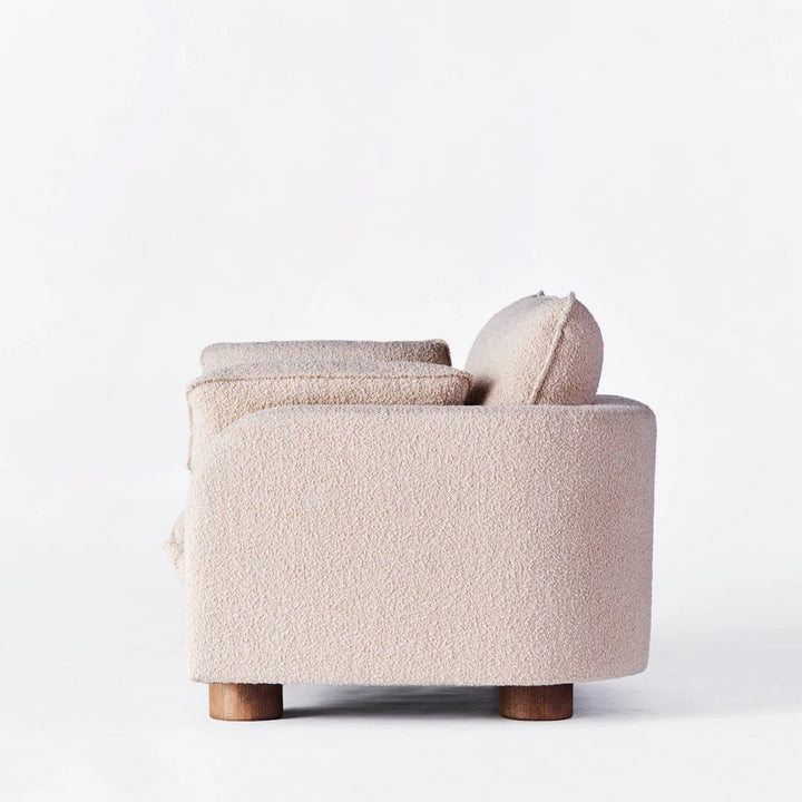 Miles Armchair Boucle Beige - ökenhem