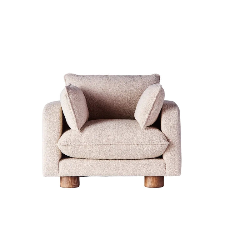 Miles Armchair Boucle Beige - ökenhem