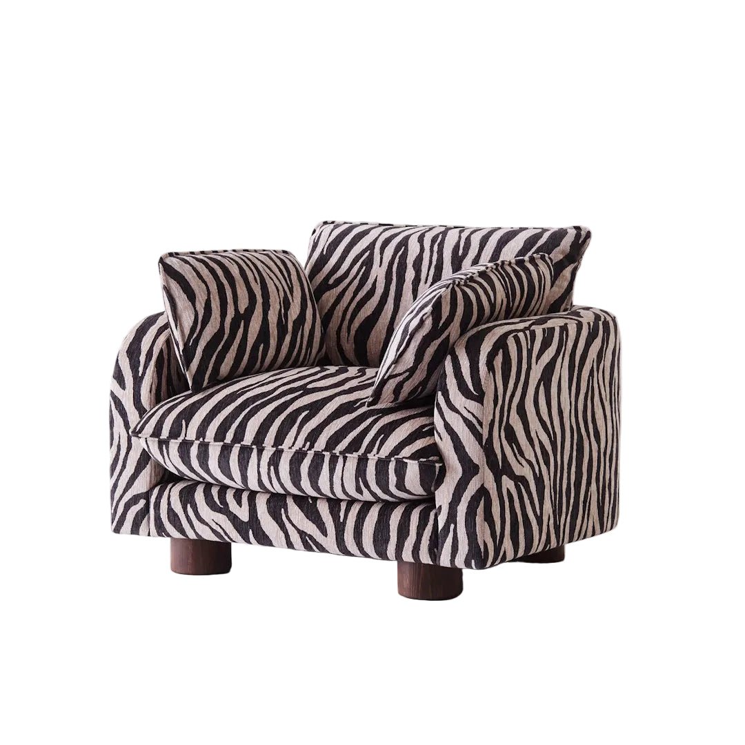 Miles Armchair Zebra - ökenhem
