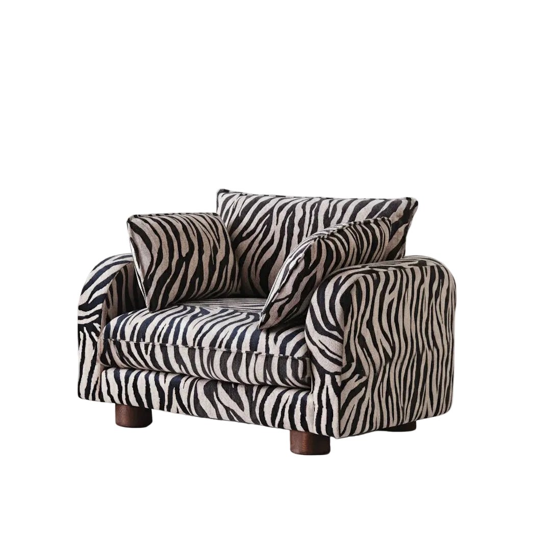 Miles Love Seat Zebra - ökenhem