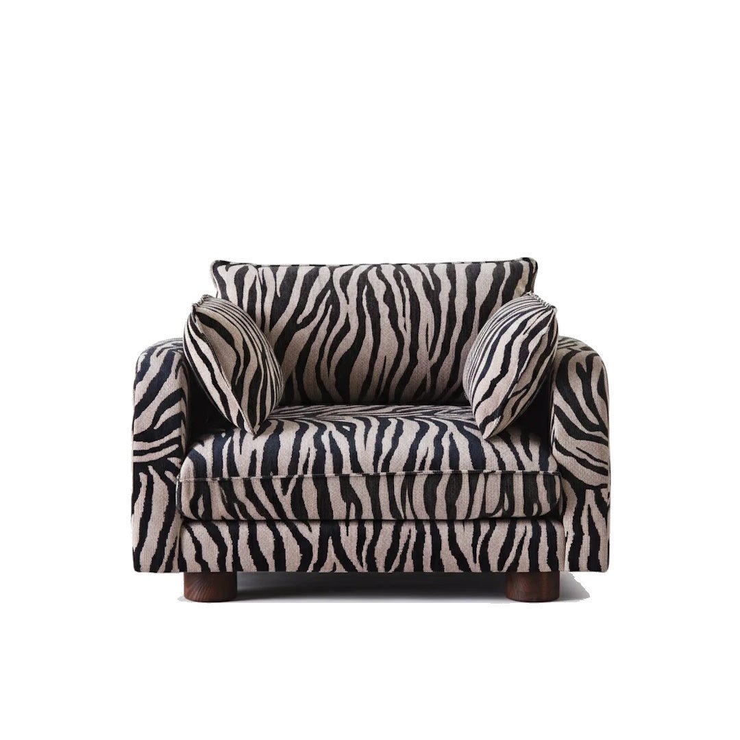 Miles Love Seat Zebra - ökenhem