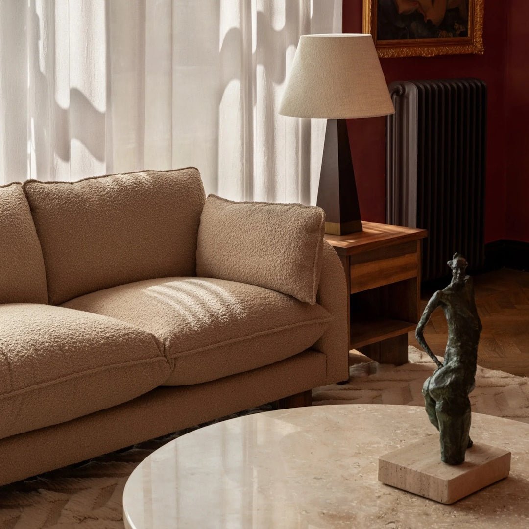 Miles Sofa Boucle Beige - ökenhem