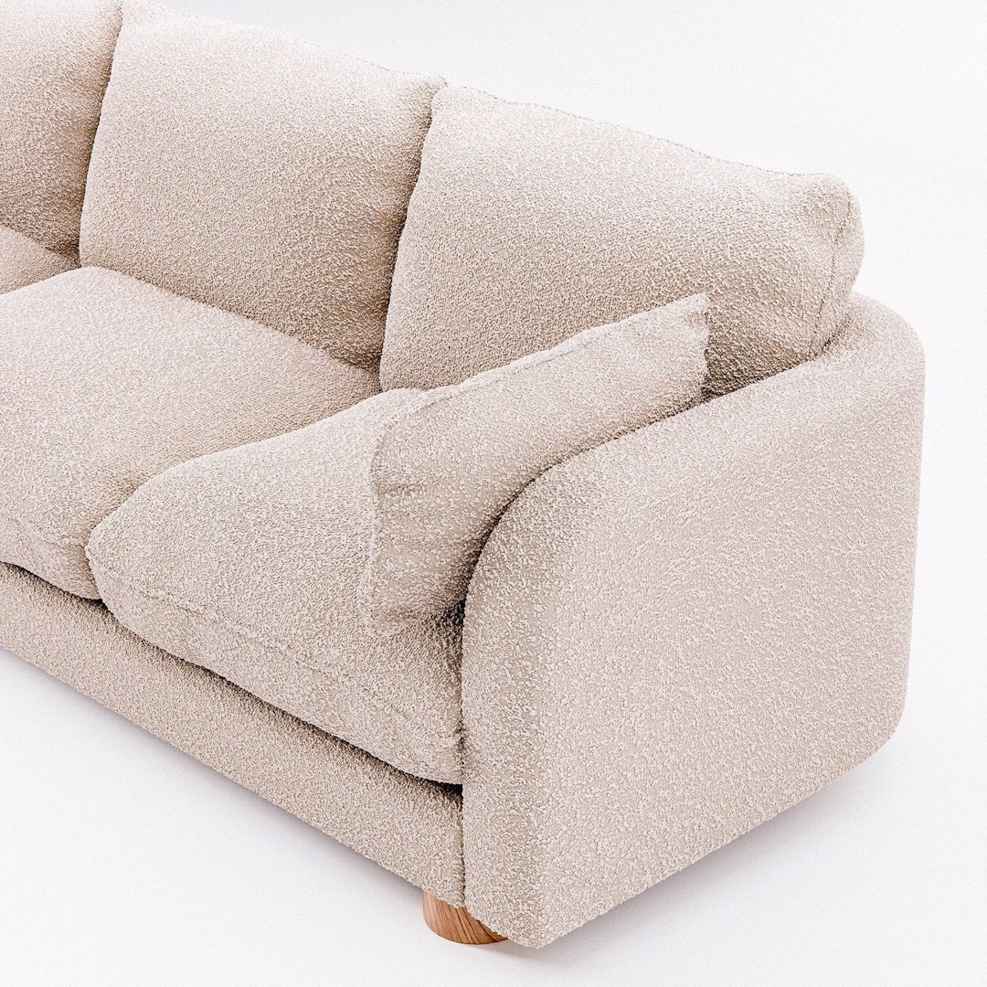 Miles Sofa Boucle Beige - ökenhem