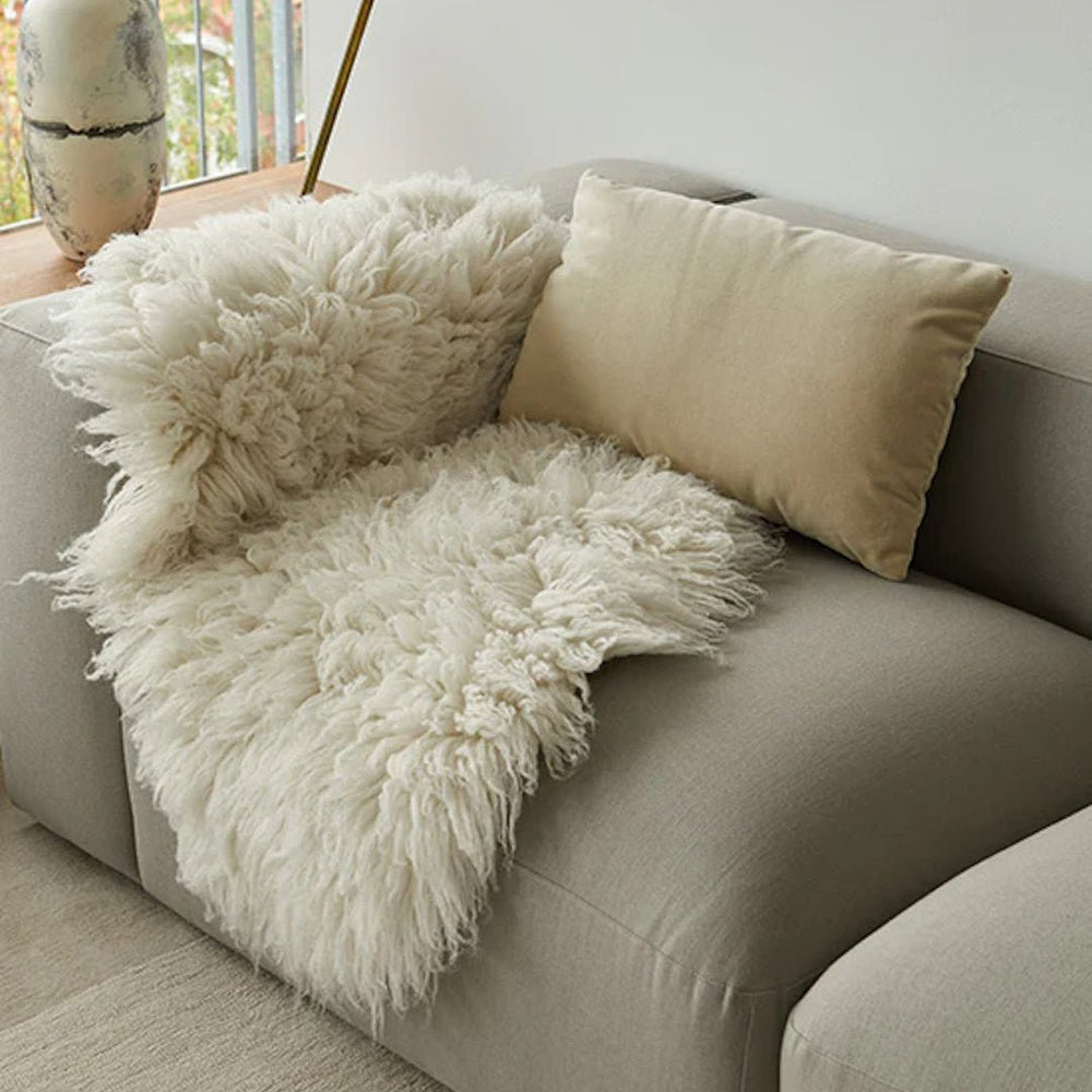 Mini Shaggy Pelt - Bone White - ökenhem