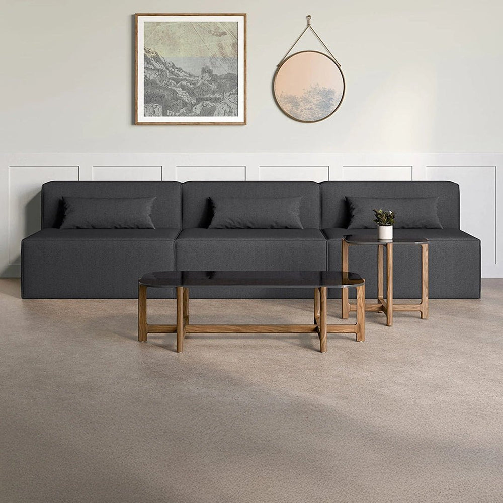 Mix Modular 3-PC Armless Sofa - ökenhem