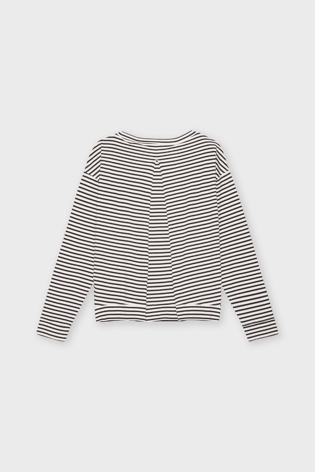 Moments Black Striped Cotton Top - ökenhem