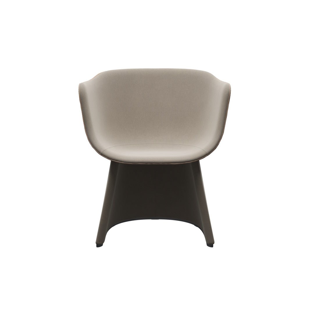 Monolit™ CM231 Lounge chair with leather piping - ökenhem