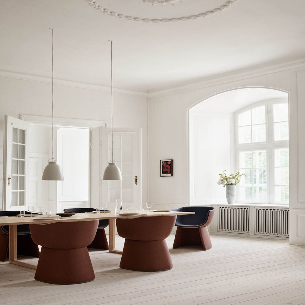 Monolit™ Dining chair with leather piping - ökenhem