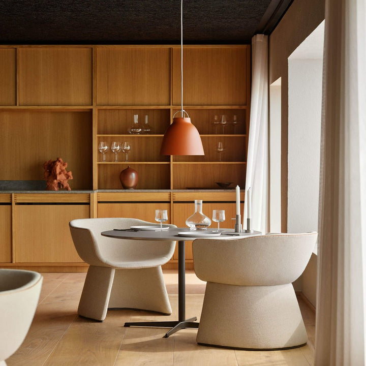 Monolit™ Dining chair with leather piping - ökenhem