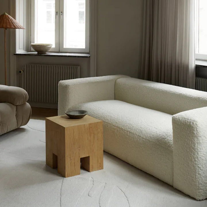 Nami Wool Rug - Bone White - ökenhem