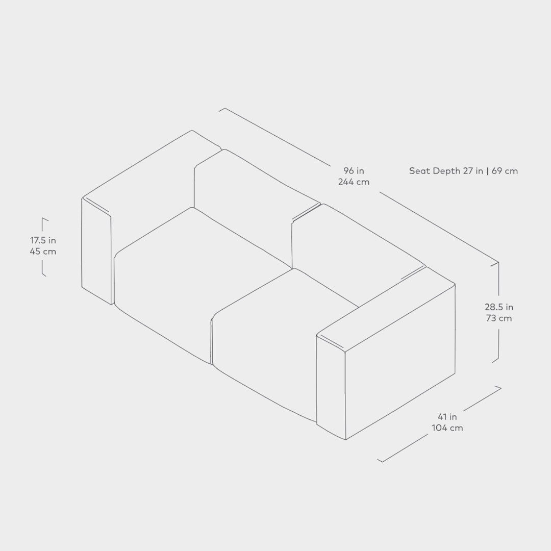 Nest Modular 2 - PC Sofa - ökenhem