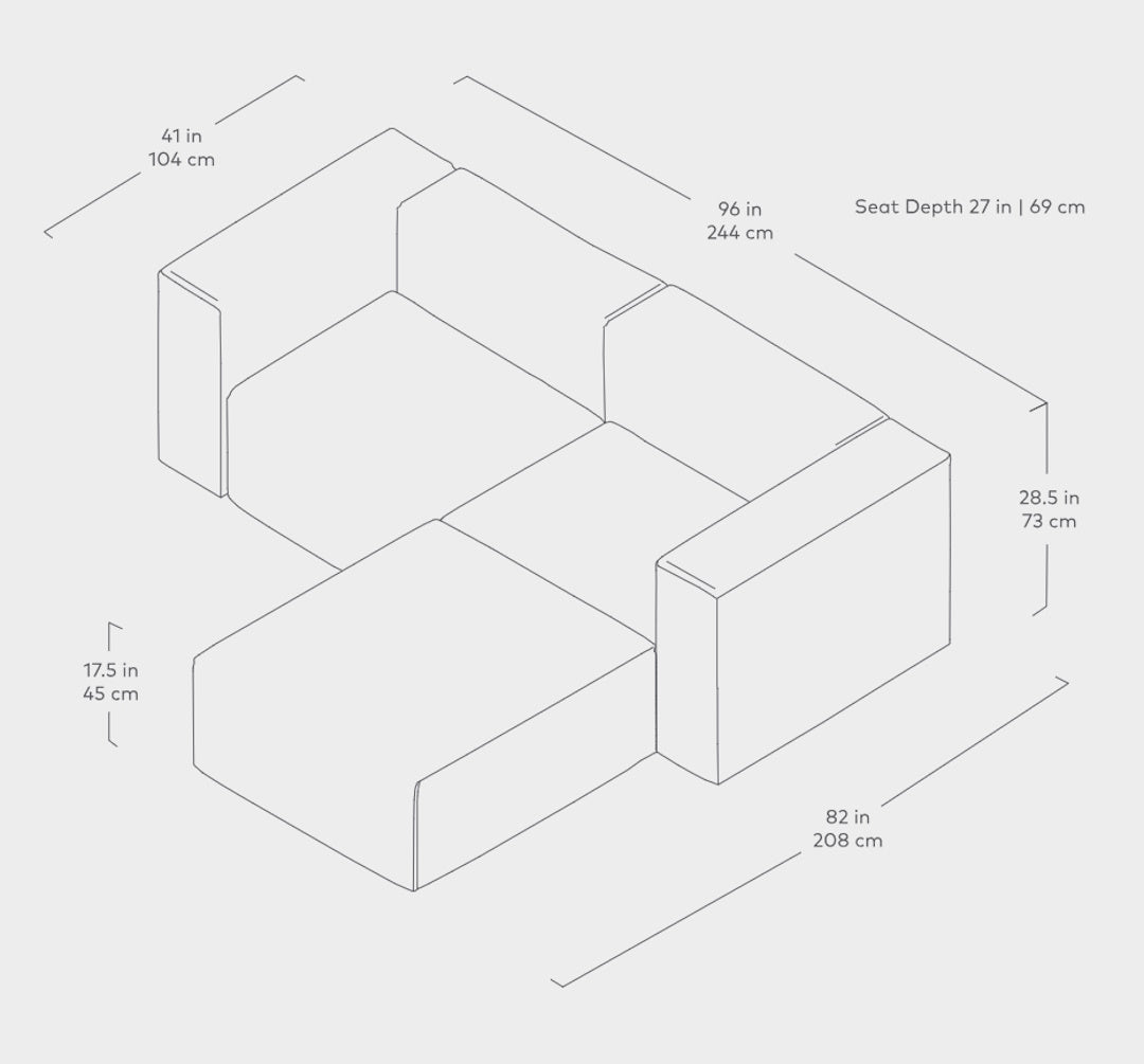 Nest Modular 3 - PC Sectional - ökenhem