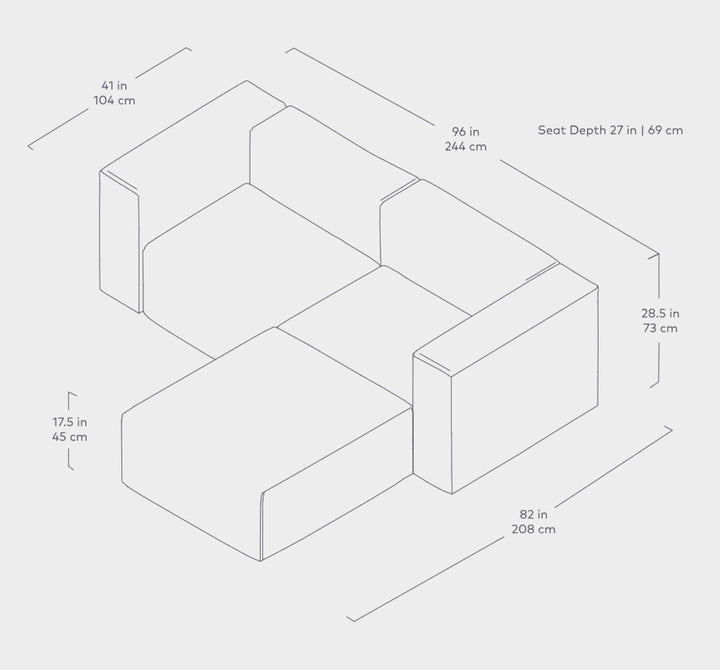 Nest Modular 3 - PC Sectional - ökenhem