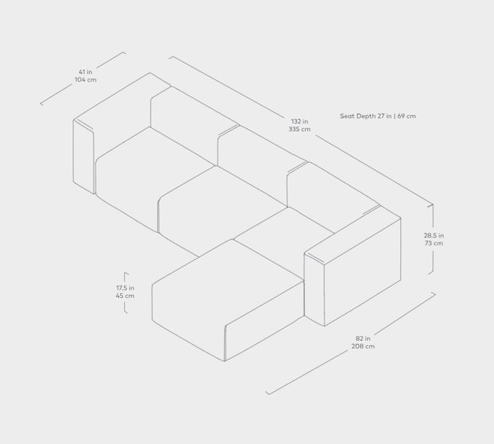 Nest Modular 4 - PC Sectional - ökenhem
