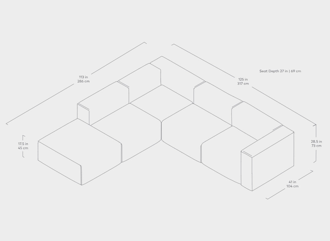 Nest Modular 5 - PC Sectional - ökenhem