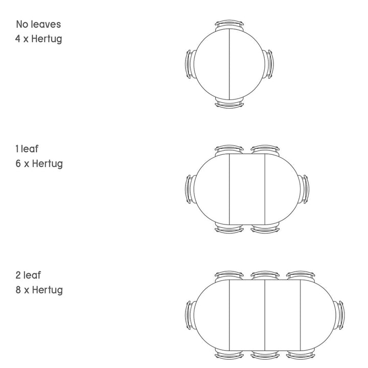 Oma Dining Table – Extendable - ökenhem