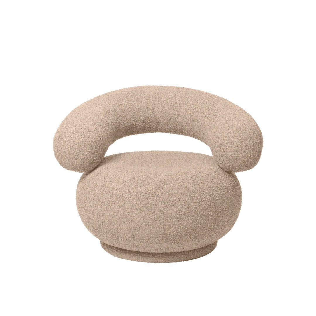 Orbo Lounge Chair - Raw Bouclé - ökenhem