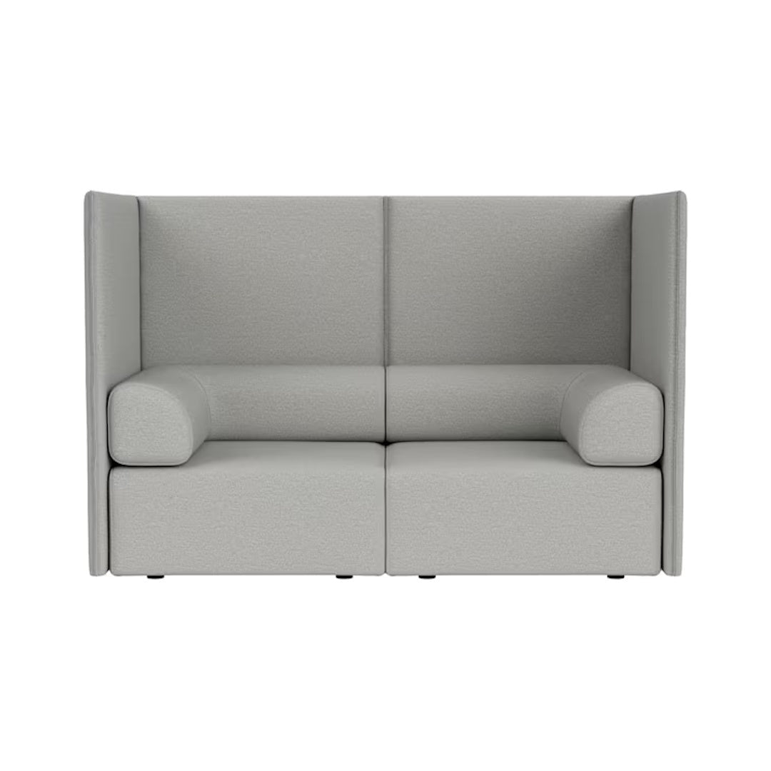 Palo Block 2-seater Sofa High Back with Armrests - ökenhem