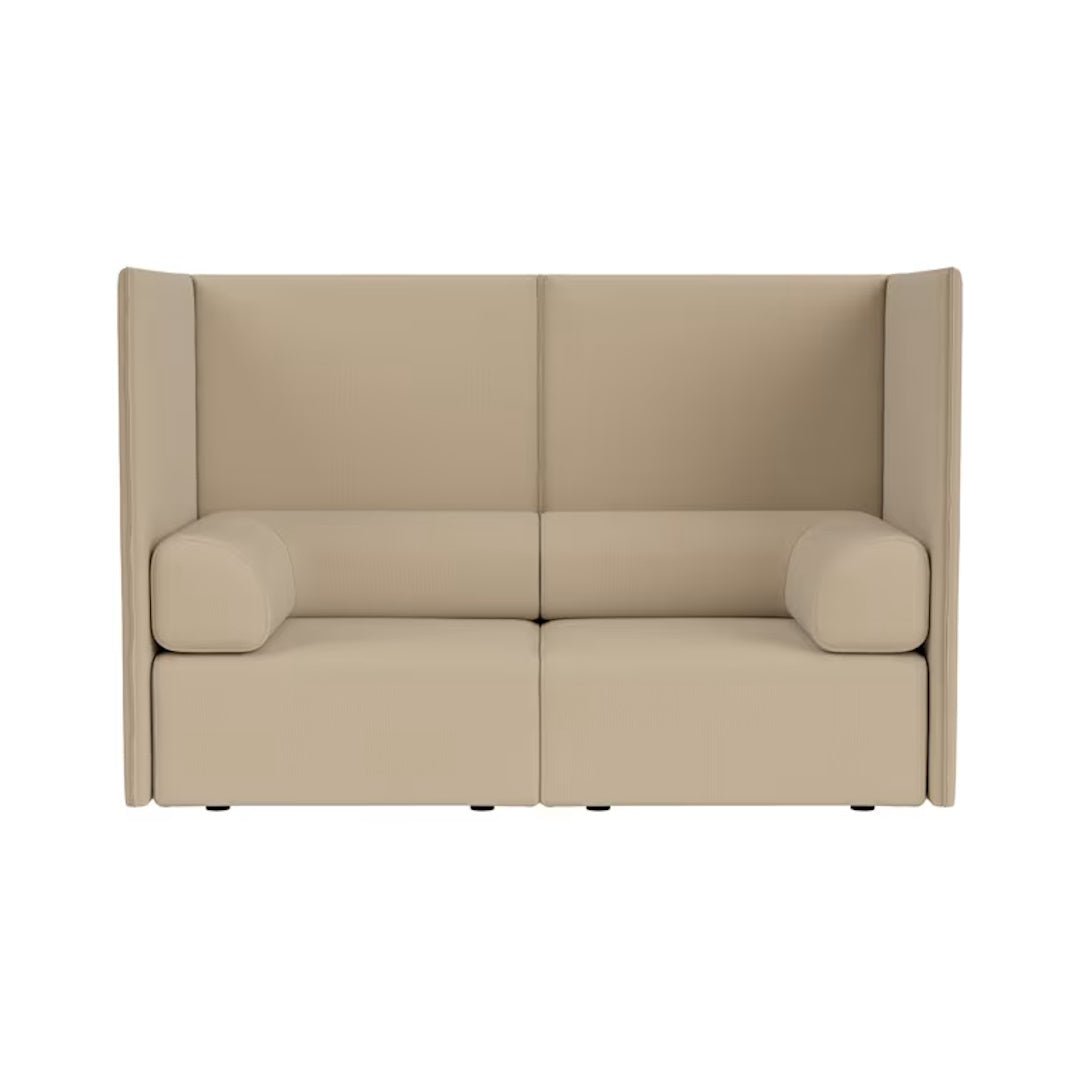 Palo Block 2-seater Sofa High Back with Armrests - ökenhem