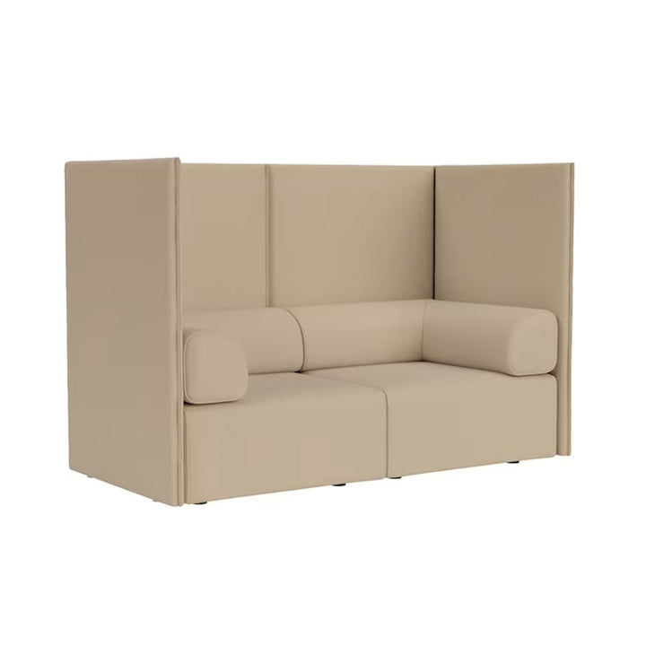 Palo Block 2-seater Sofa High Back with Armrests - ökenhem