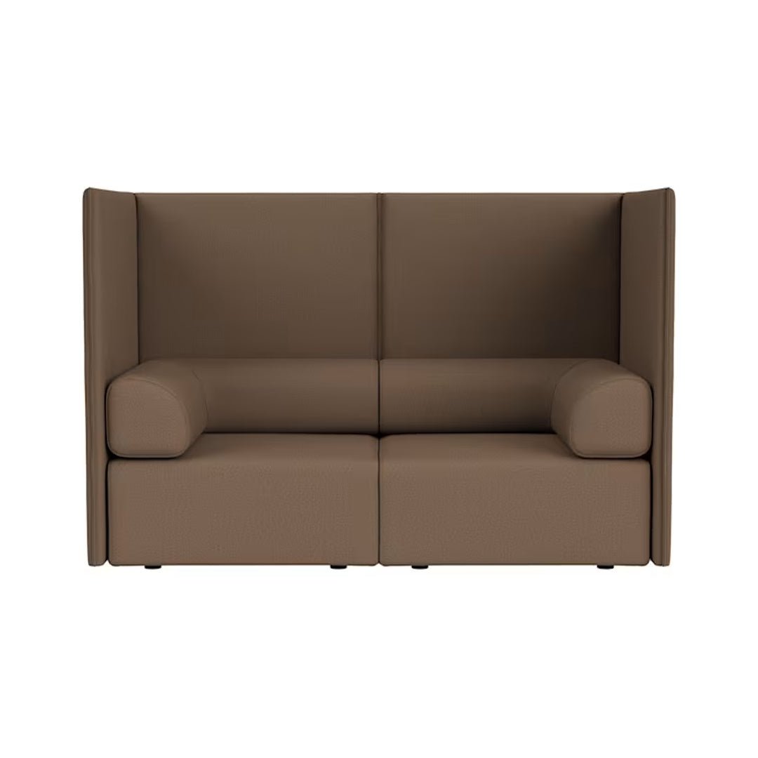 Palo Block 2-seater Sofa High Back with Armrests - ökenhem