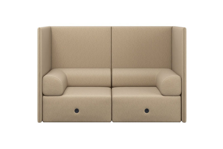 Palo Block 2 - seater Sofa High Back with Armrests - ökenhem