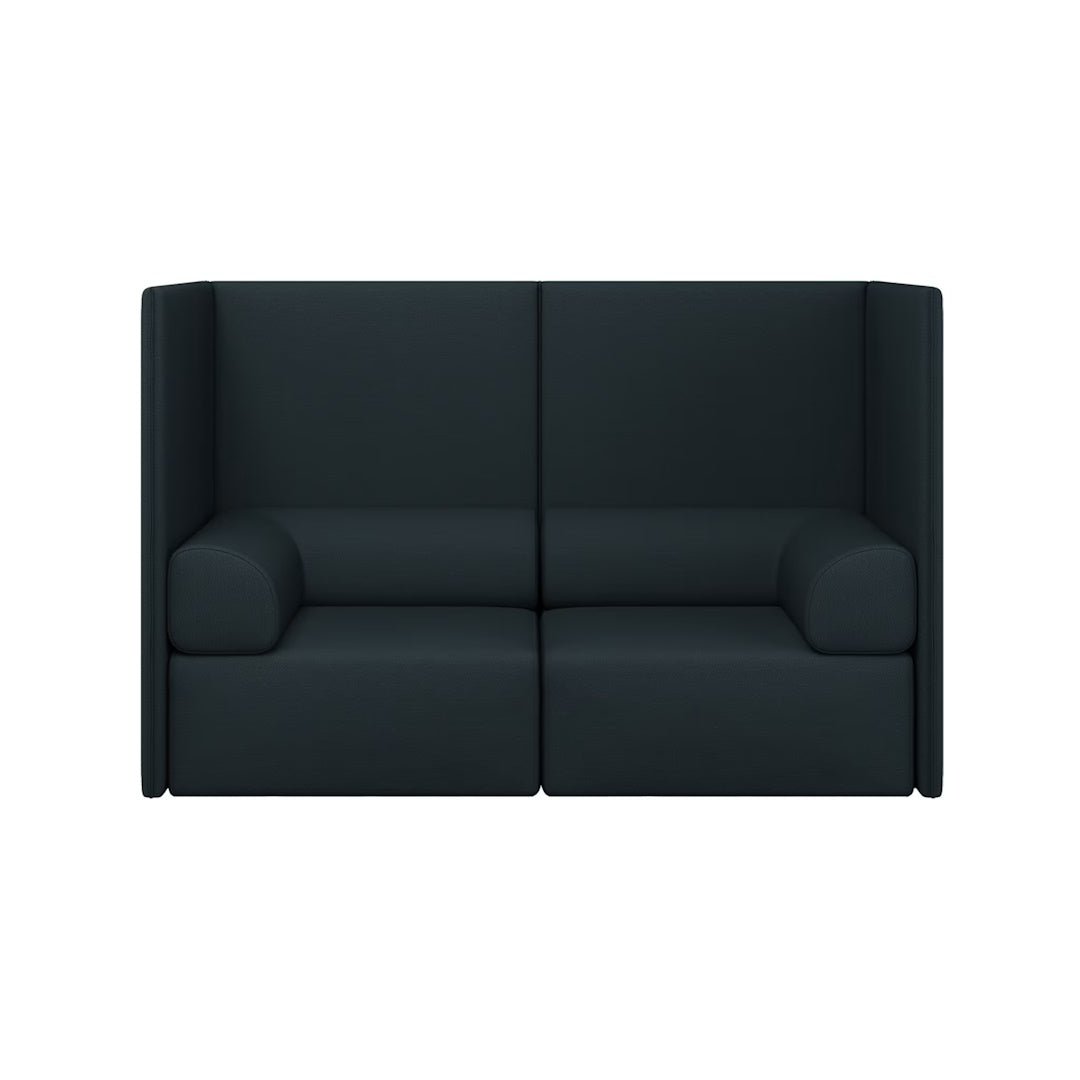 Palo Block 2-seater Sofa High Back with Armrests - ökenhem