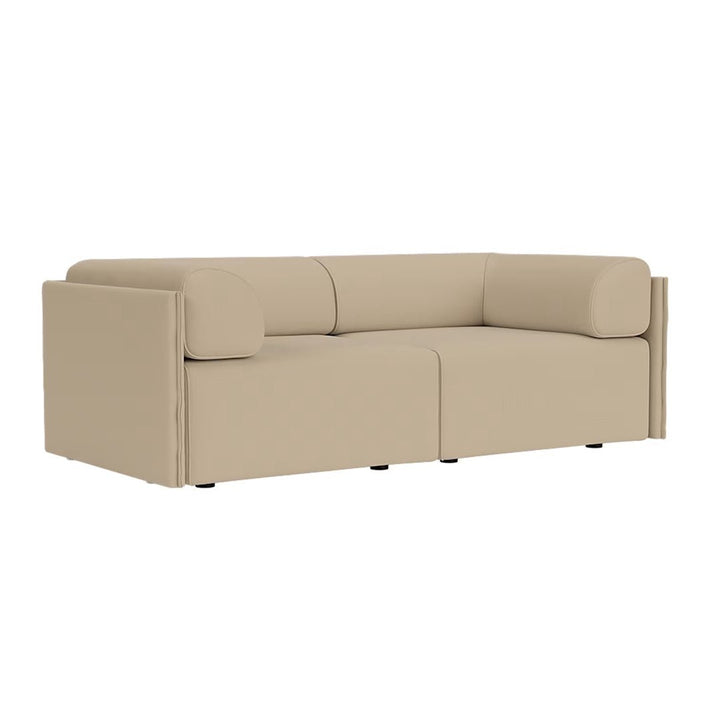 Palo Block 2-seater Sofa Low Back with Armrests - ökenhem