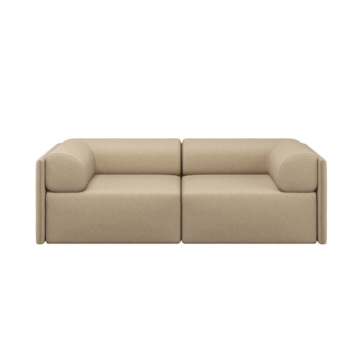 Palo Block 2-seater Sofa Low Back with Armrests - ökenhem