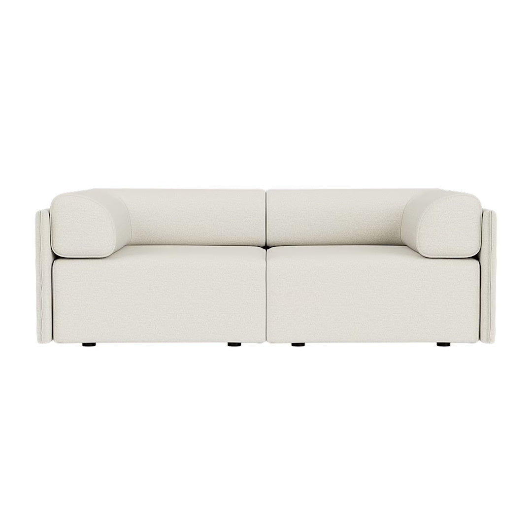 Palo Block 2-seater Sofa Low Back with Armrests - ökenhem