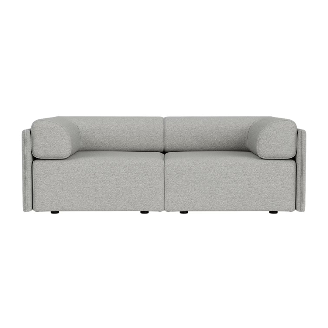 Palo Block 2-seater Sofa Low Back with Armrests - ökenhem