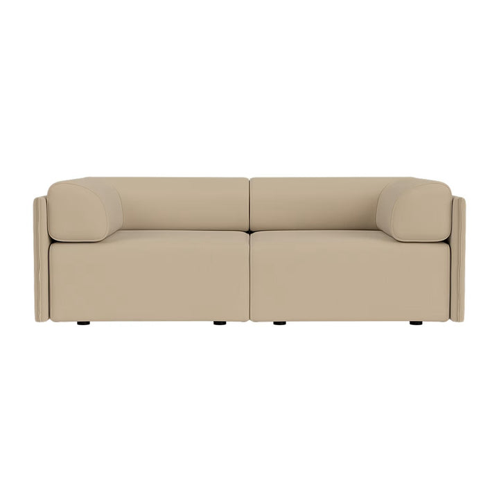 Palo Block 2-seater Sofa Low Back with Armrests - ökenhem