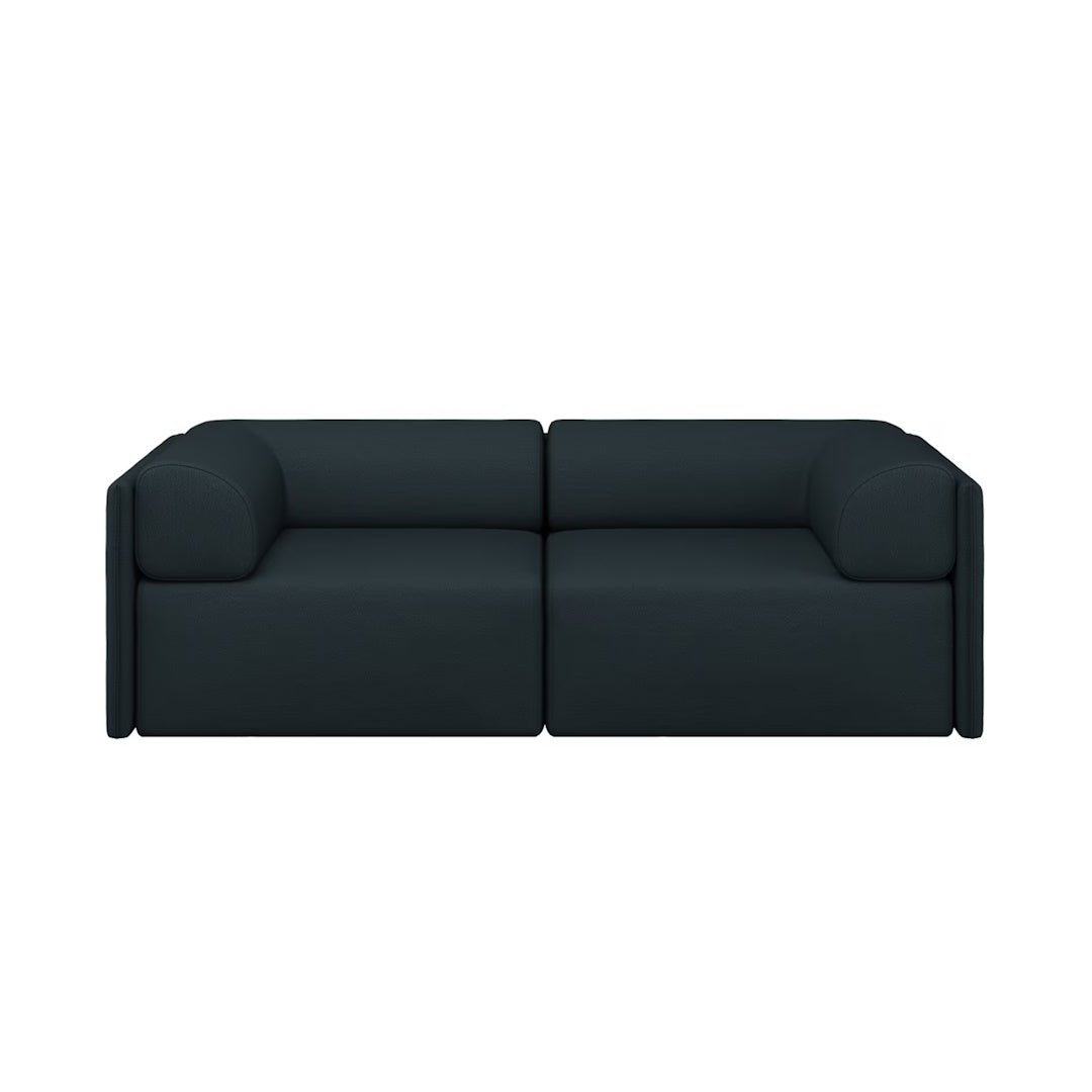 Palo Block 2-seater Sofa Low Back with Armrests - ökenhem