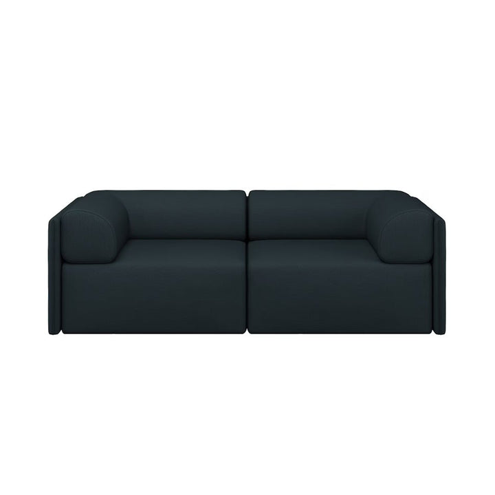 Palo Block 2-seater Sofa Low Back with Armrests - ökenhem