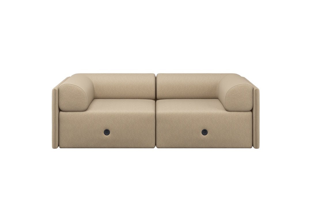 Palo Block 2 - seater Sofa Low Back with Armrests - ökenhem