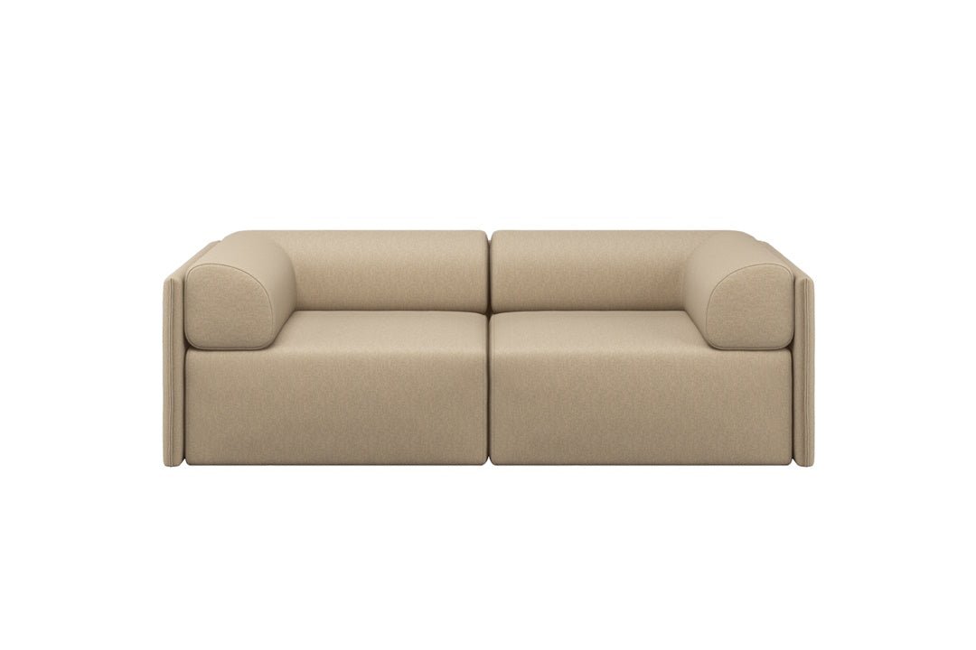 Palo Block 2 - seater Sofa Low Back with Armrests - ökenhem