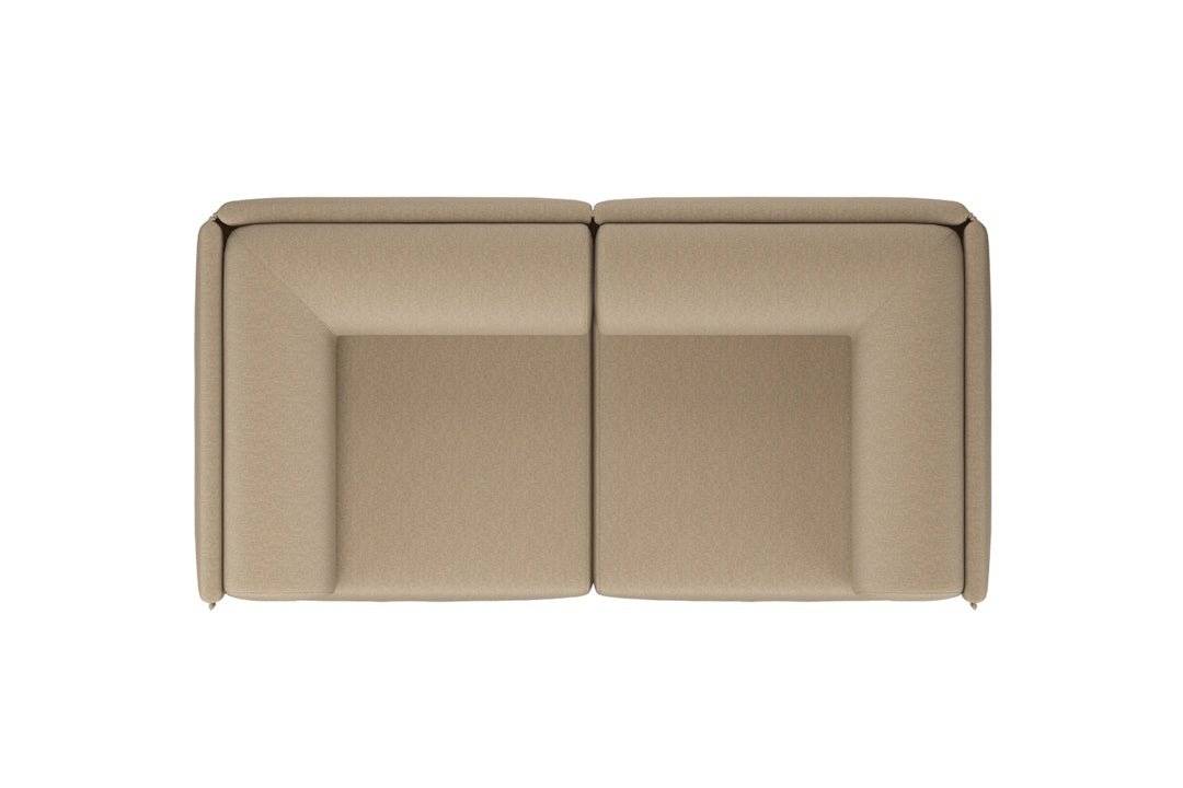 Palo Block 2 - seater Sofa Low Back with Armrests - ökenhem