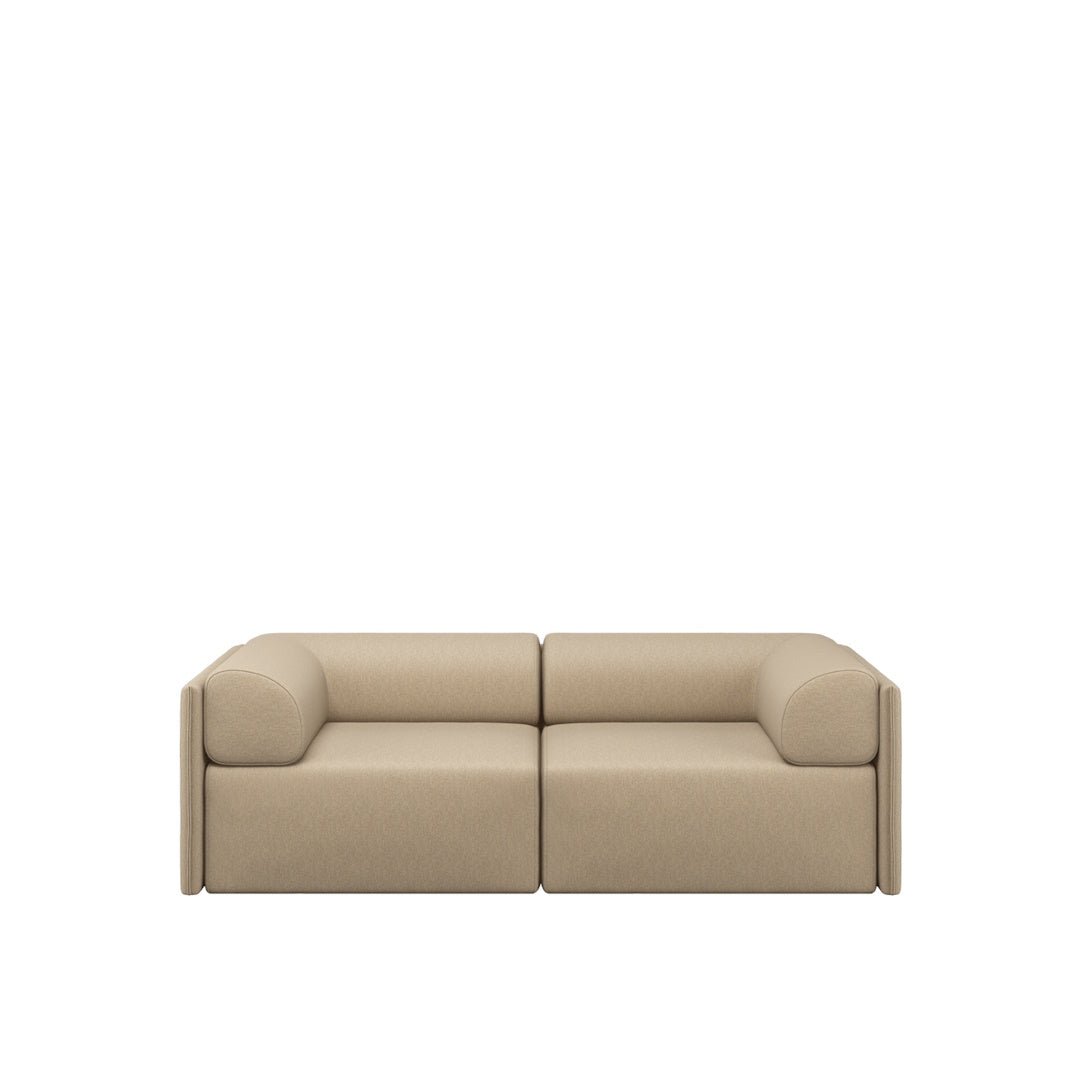 Palo Block 2 - seater Sofa Low Back with Armrests - ökenhem