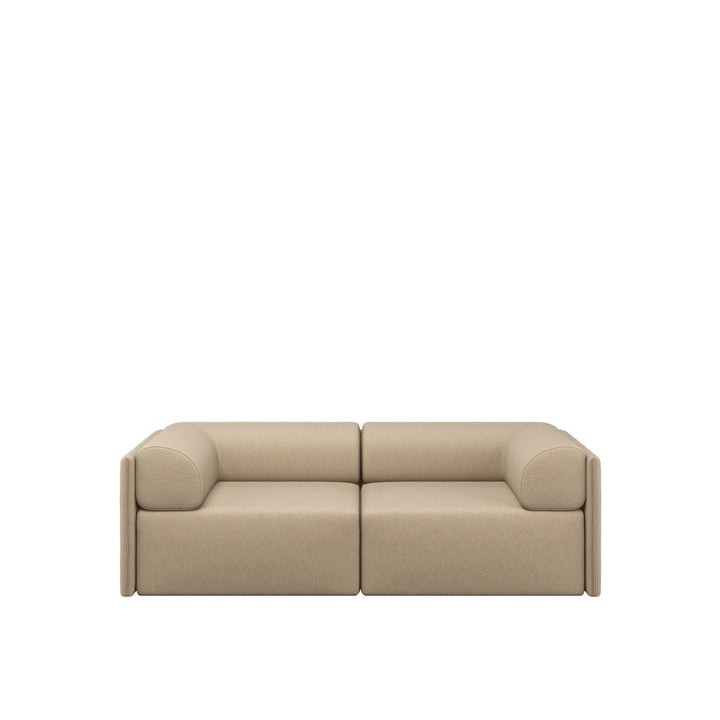 Palo Block 2 - seater Sofa Low Back with Armrests - ökenhem