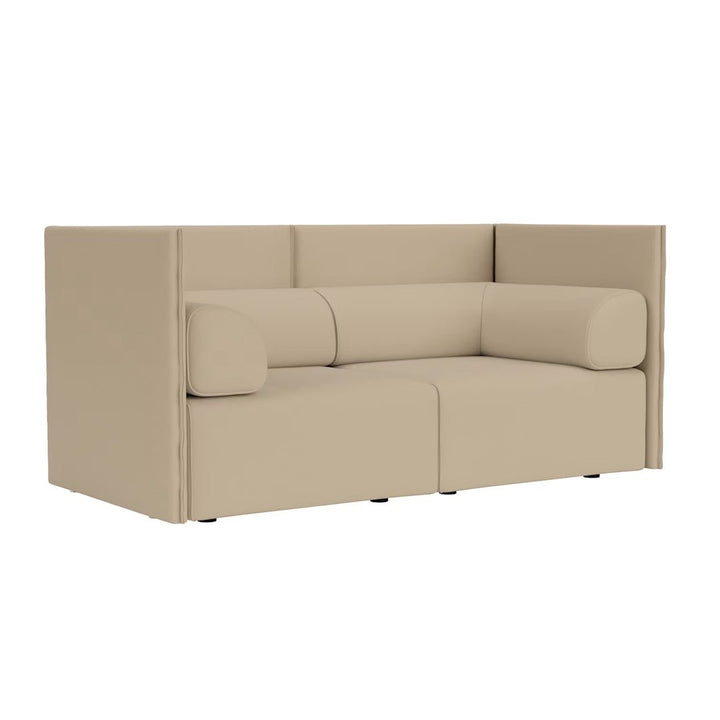 Palo Block 2-seater Sofa Medium Back with Armrests - ökenhem