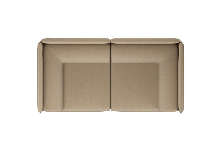 Palo Block 2 - seater Sofa Medium Back with Armrests - ökenhem