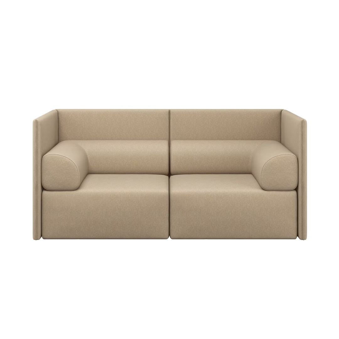Palo Block 2-seater Sofa Medium Back with Armrests - ökenhem